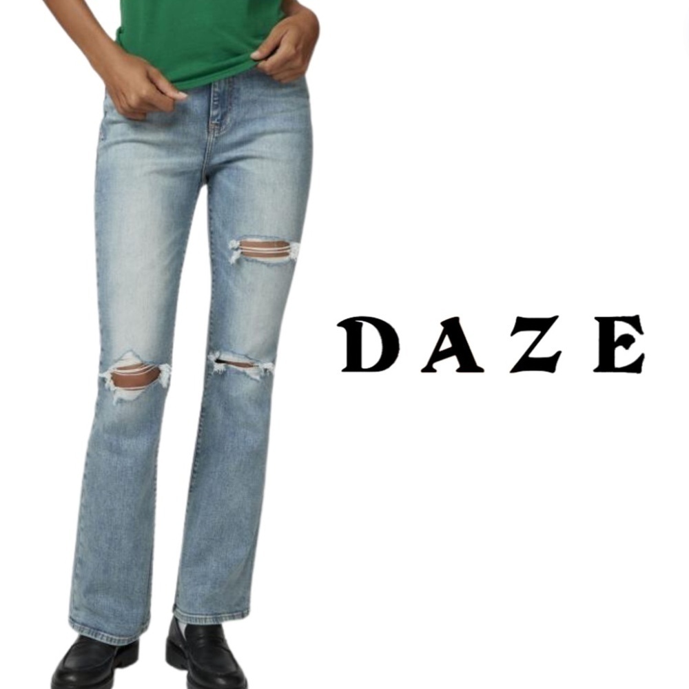 Daze Denim Go-Getter High Rise Flare - Obsessed - Size 25